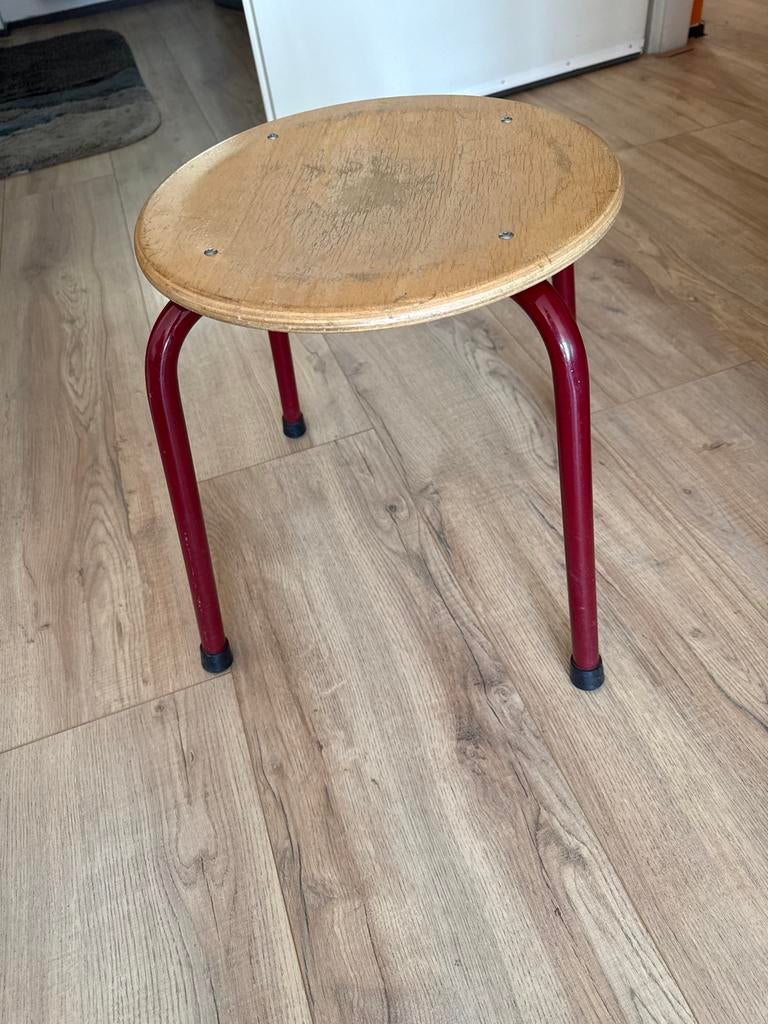 Stapelbare krukjes, 42 cm hoog, Huis en Inrichting, Krukjes, Ophalen of Verzenden, Gebruikt, Hout