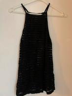 Zwarte gehaakte top zonder mouwen, Zwart, Ophalen of Verzenden, Zo goed als nieuw, Maat 36 (S)