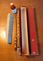 Vintage blokfluit met onderhoudsmateriaal, Ophalen of Verzenden
