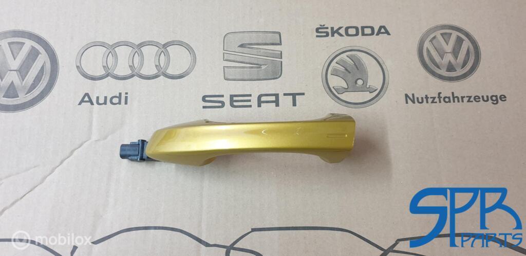 GOLF 7 7.5 KEYLESS LR1X GREEP Deurgreep Linksvoor 5G0837205Q, Gebruikt, Volkswagen, Ophalen of Verzenden, Volkswagen