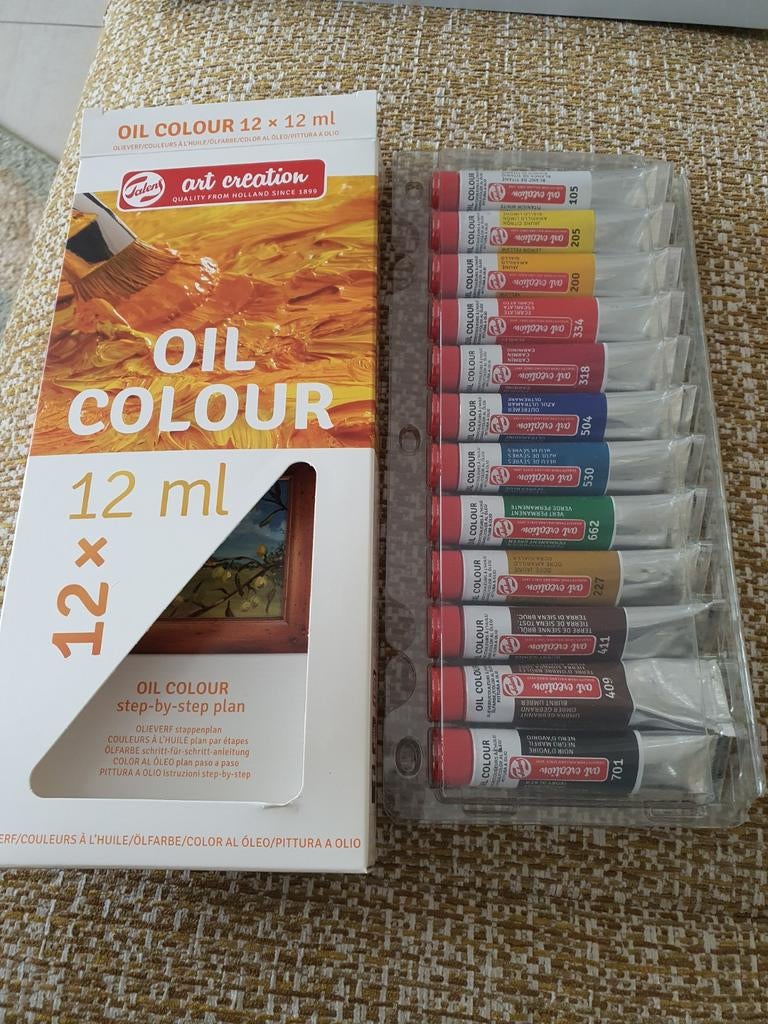 Talens 12x olieverf, Ophalen of Verzenden