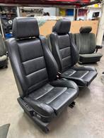 BMW E34 M5 Elektrische Lederen Voorstoelen Zwart, Ophalen, Gebruikt, BMW, BMW