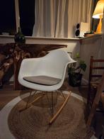 Parkhaus Schommelstoel met Antislip Vilt Kussen, Wit, Ophalen of Verzenden, Zo goed als nieuw, Stof