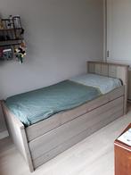 Steigerhout bed/halfhoogslaper handmade met uniek speelplaat, Ophalen, Eenpersoons, Steigerhout