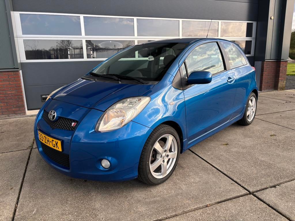 Toyota Yaris 1.8 16V Vvt-i 3DR TS 2008 Blauw, Voorwielaandrijving, Stof, Zwart, 4 cilinders