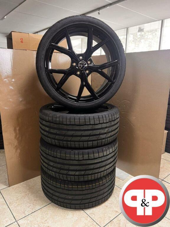 19 Inch VW Golf 8 R Estoril Velgen Met NieuwBanden, Auto-onderdelen, Banden en Velgen