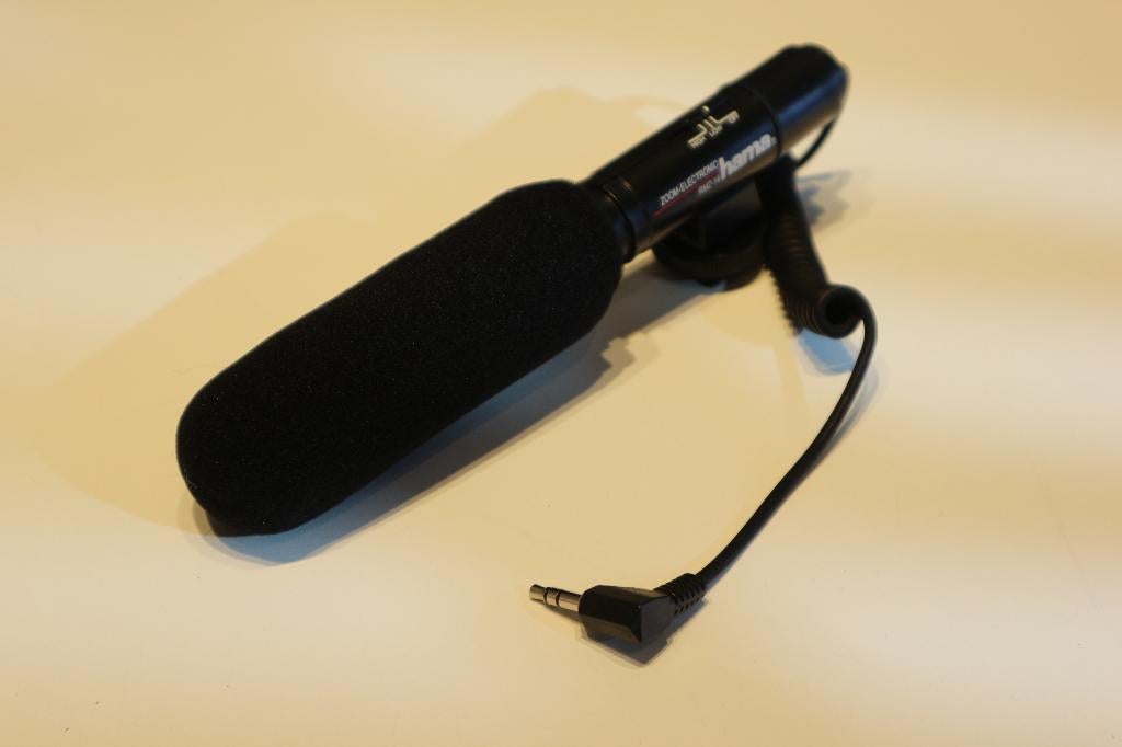 Stereo videomicrofoon Hama RMZ-14S, Ophalen of Verzenden, Zo goed als nieuw, Overige typen