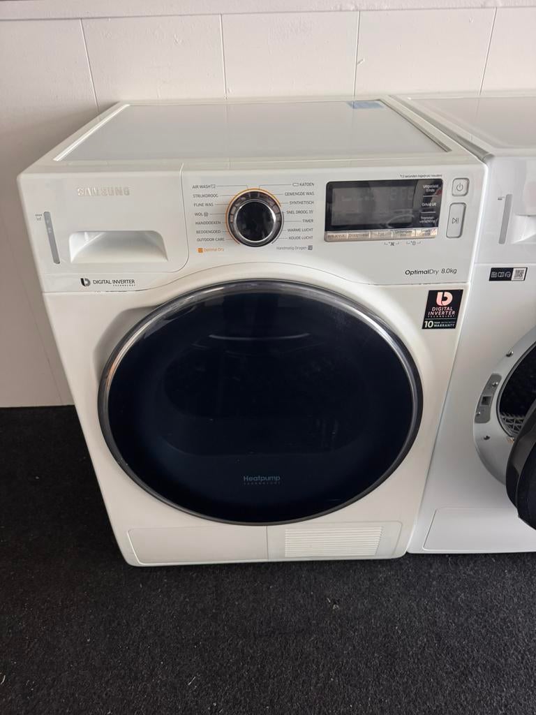 SAMSUNG WARMTEPOMPDROGER 8 KG A+++ met 1 jaar garantie, 6 tot 8 kg, N, N, Overige typen