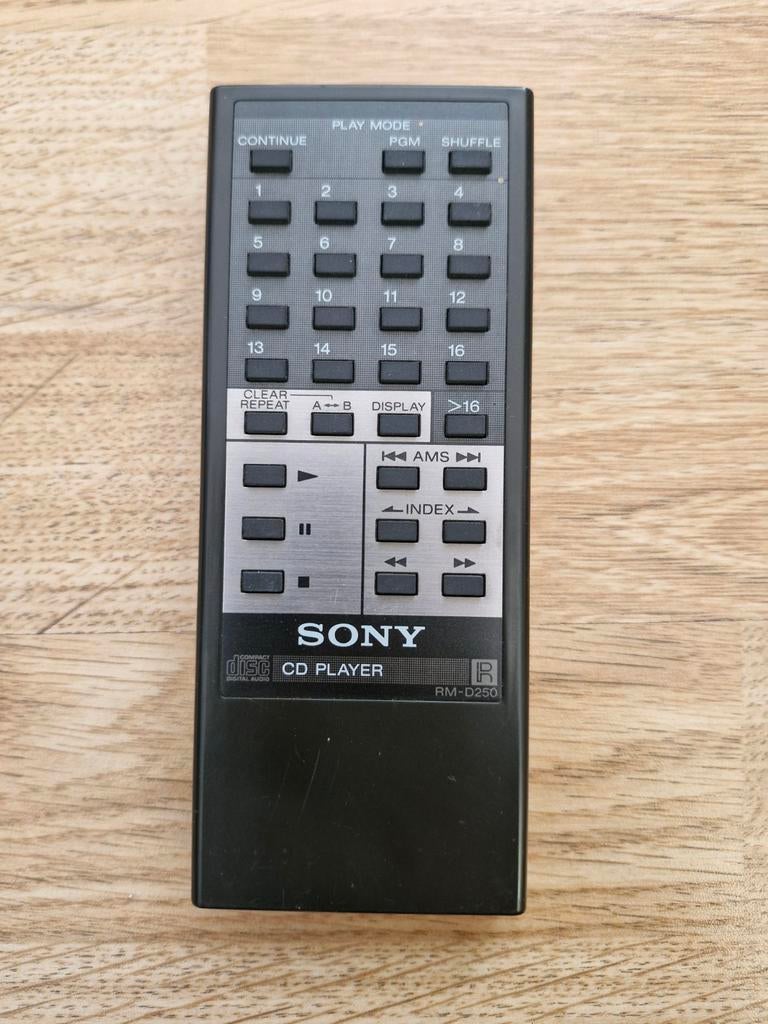 Sony RM-D250 afstandsbediening (CD player), Ophalen of Verzenden, Gebruikt, Origineel