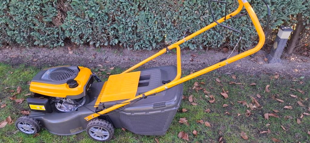 Te koop, Stiga 46 S H gazonmaaier met Honda motor als nieuw, Ophalen, Cirkelmaaier, Stiga, Zo goed als nieuw