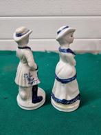 -	Beelden stel met banjo en harp, Verzamelen, Ophalen of Verzenden