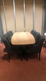 6 Luxe landelijke eetkamerstoelen: SHOWMODEL ACTIE, Huis en Inrichting, Stoelen, Ophalen, Nieuw, Grijs, Vijf, Zes of meer stoelen