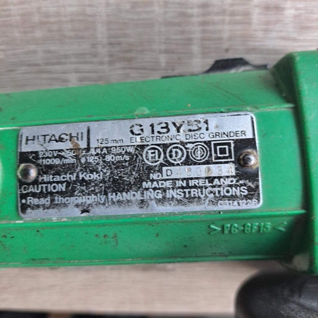 haakse slijper, Ophalen, Gebruikt, 700 tot 1000 watt, Haakse handslijpmachine