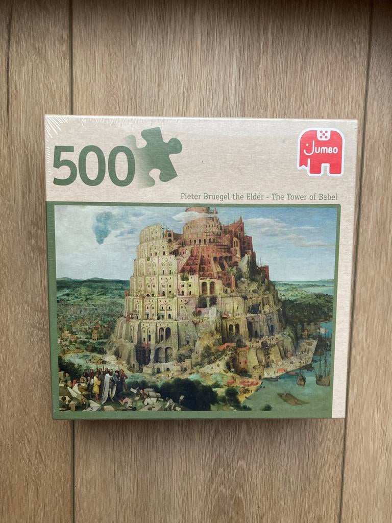 Jumbo Legpuzzel 500 stukjes - De Toren van Babel, Ophalen of Verzenden, Nieuw