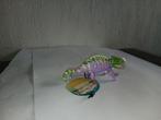 Schleich 14957 uit de serie magische dieren Caspar kameleon, Verzamelen, Ophalen of Verzenden, Zo goed als nieuw, Reptiel of Amfibie