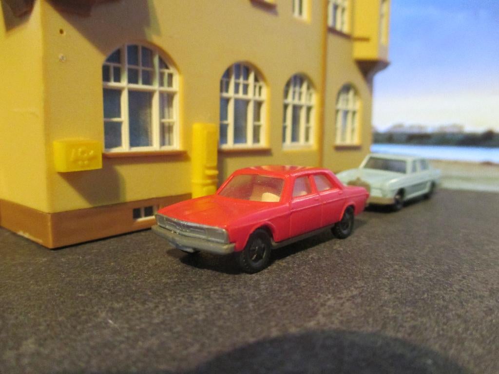 1970 Audi 100 C1 - BVC, Wiking-kopie rood met trekhaak, Ophalen of Verzenden, Gebruikt, Auto, Overige merken