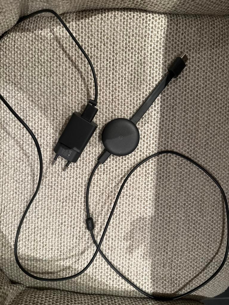 Google Chromecast HDMI Dongle (met adapter), Ophalen, Gebruikt, HDMI