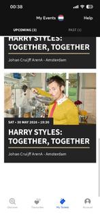 Harry Styles 30 mei - REAR GA 6x, Tickets en Kaartjes, Drie personen of meer