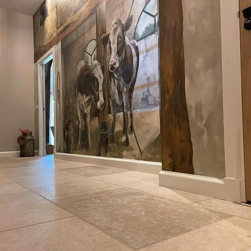 Bourgondische Franse dallen Bourgogne tegels vloeren!, Ophalen of Verzenden, Nieuw, 75 m² of meer