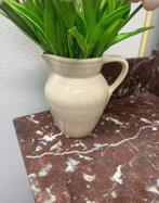 Crèmekleurige Keramische Vaas metl Handvat, Ophalen of Verzenden