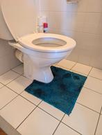 Blauwe Toiletmat / Badkamermat – Goede staat, Huis en Inrichting, Ophalen, Gebruikt, Blauw, Badmat