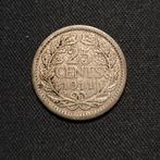 25 cent 1911, Verzenden, Zilver, 25 cent, Koningin Wilhelmina