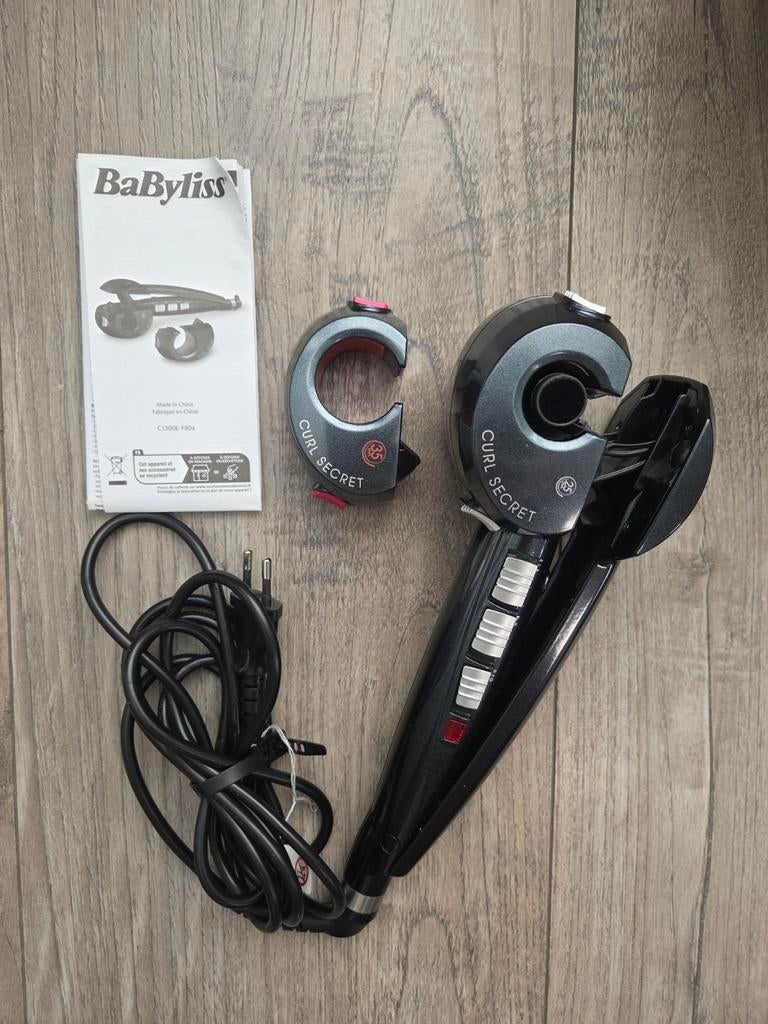 BaByliss C1300E Curl Secret 2 Automatische Krultang, Ophalen of Verzenden, Gebruikt, Krultang of Stijltang
