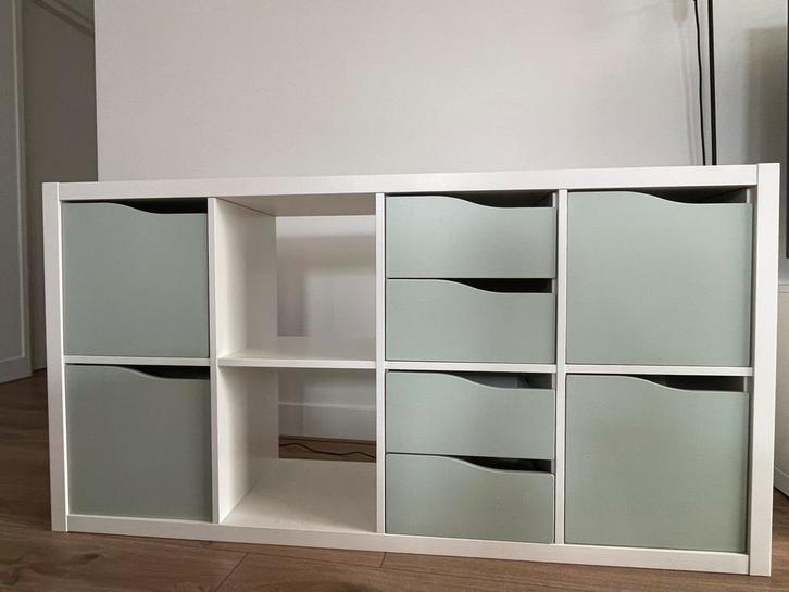 Kallax kast Ikea, Huis en Inrichting, Kasten | Wandmeubels, Gebruikt, Minder dan 150 cm, 25 tot 50 cm, Ophalen