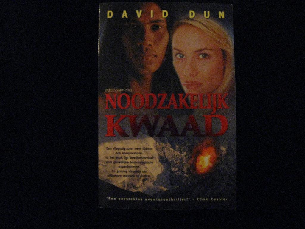 noodzakelijk kwaad door david dun, Boeken, Ophalen of Verzenden, Zo goed als nieuw