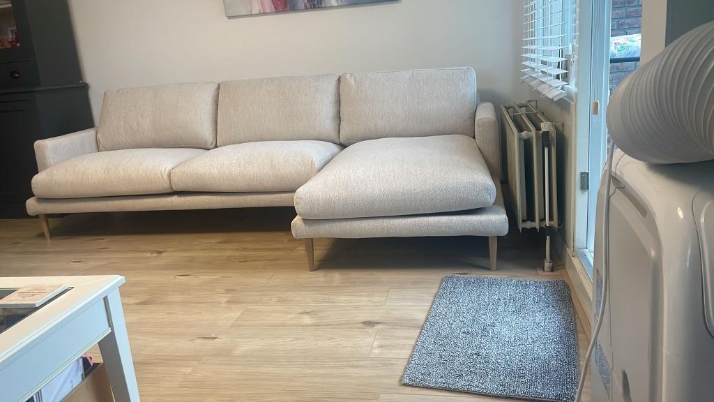 Bankstel, Veneda 3½-zitsbank + chaise longue, Bolia Design, Ophalen, 150 tot 200 cm, Hoekbank, 75 tot 100 cm