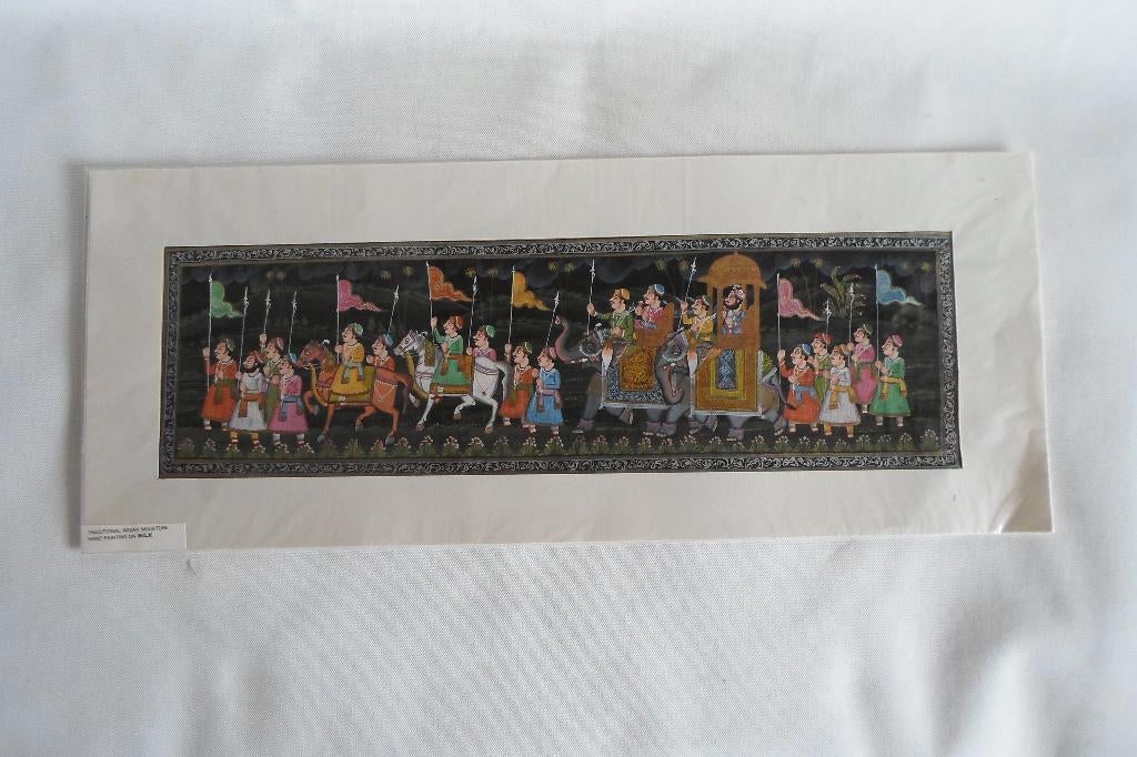 Indiaas Miniatuur Schilderij Middel, Ophalen of Verzenden