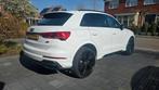 Q3 45 tfsi-e 2x S-line Phev 245pk NIEUWSTAAT!!, Auto's, Zwart, USB, Leder en Stof, Wit