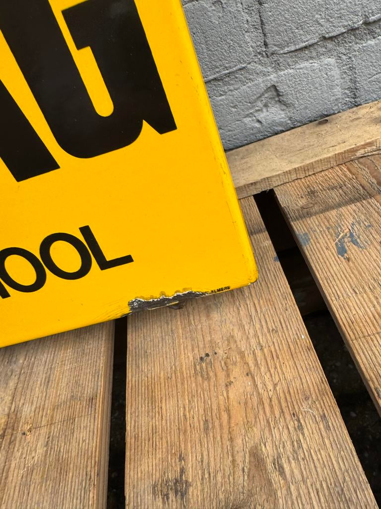 BOVAG Rijschool Reclamebord - Emaille Look, Ophalen