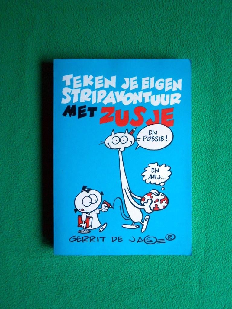 Gerrit de Jager: Teken je eigen stripavontuur met Zusje, Boeken, Eén stripboek, Ophalen of Verzenden, Zo goed als nieuw
