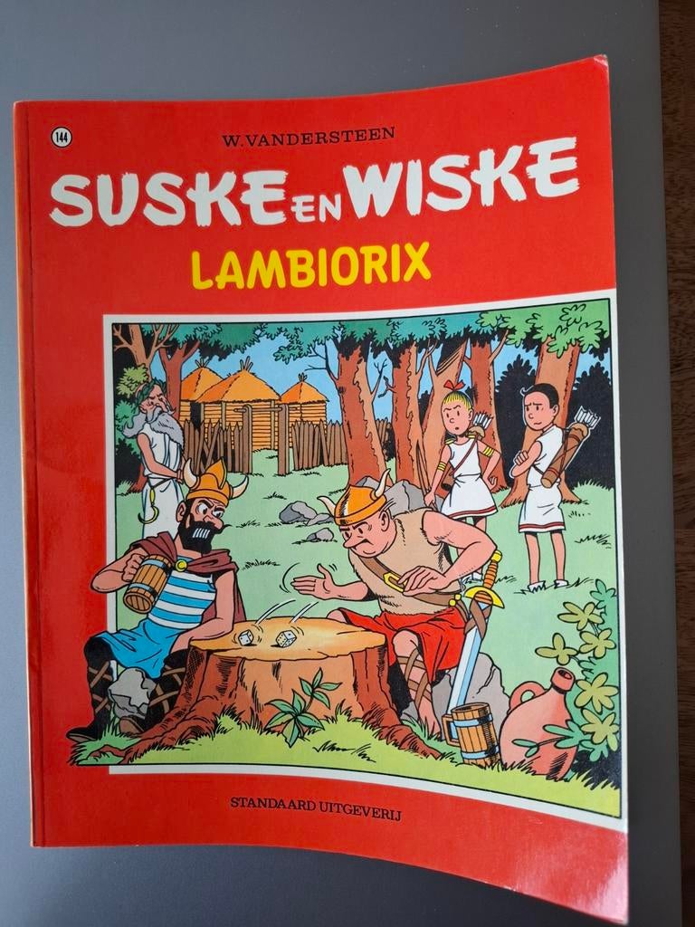 Suske en Wiske - Lambiorix 1973 (nummer 144), Boeken, Stripboeken, Eén stripboek, Ophalen of Verzenden, Gelezen, Willy Vandersteen