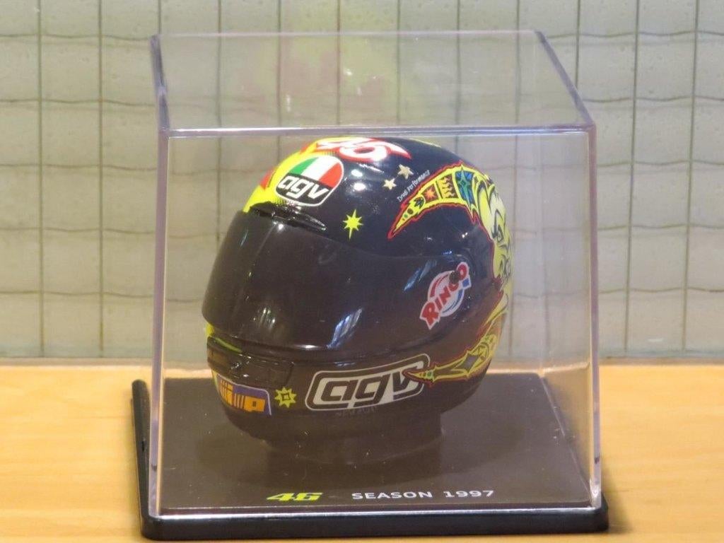 Valentino Rossi AGV helmet 1997 1:5, Serviceclientele@altaya.be, Overige typen, Nieuw, 08034 Barcelone