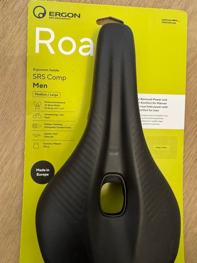 Ergon SR S Comp Men zadel, Fietsen en Brommers, Ophalen of Verzenden, Nieuw, Racefiets, Zadel