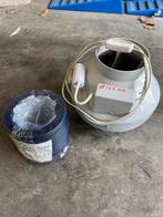 Ventilator/Afzuiger Cyclone EBM 125 met slang, Ophalen of Verzenden, Gebruikt, Ventilator en Afzuiger