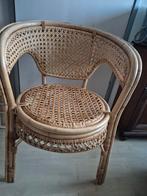 Rotan oma stoeltje, Ophalen of Verzenden, Minder dan 75 cm, 50 tot 75 cm