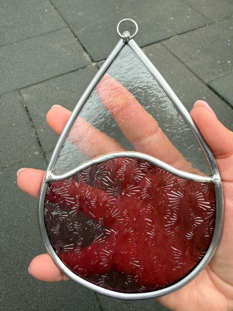 Glas in lood raam hanger, Ophalen of Verzenden, Zo goed als nieuw