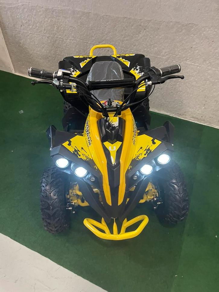 Nieuwe Ultra 1000 watt 48V elektrische gele midi kinder quad, Kinderen en Baby's, Speelgoed | Buiten | Accuvoertuigen, Nieuw, Ophalen