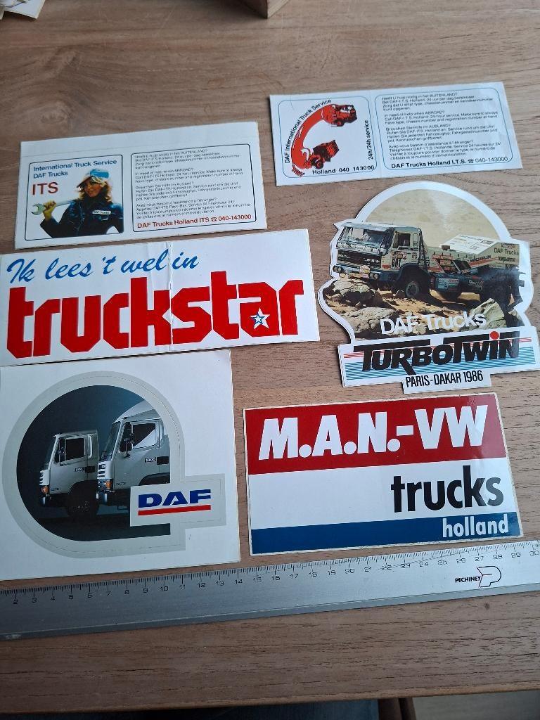 Stickers trucks, Verzamelen, Ophalen of Verzenden, Zo goed als nieuw, Auto of Motor