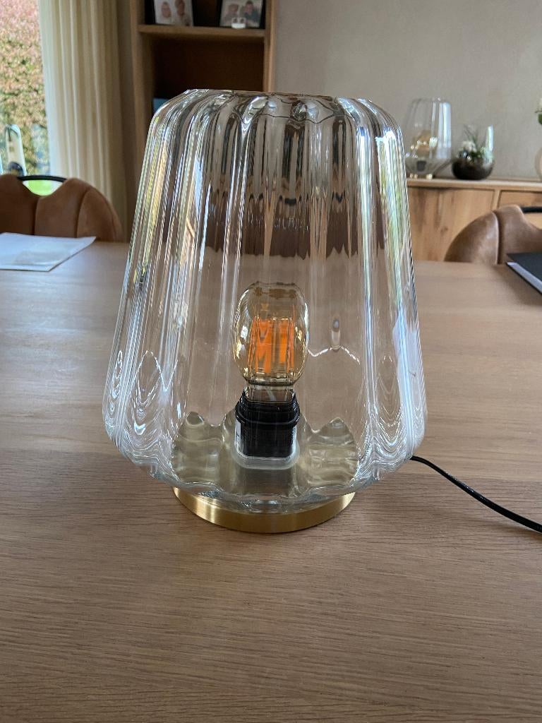 Tafellampen, Ophalen, Zo goed als nieuw, Glas, Minder dan 50 cm