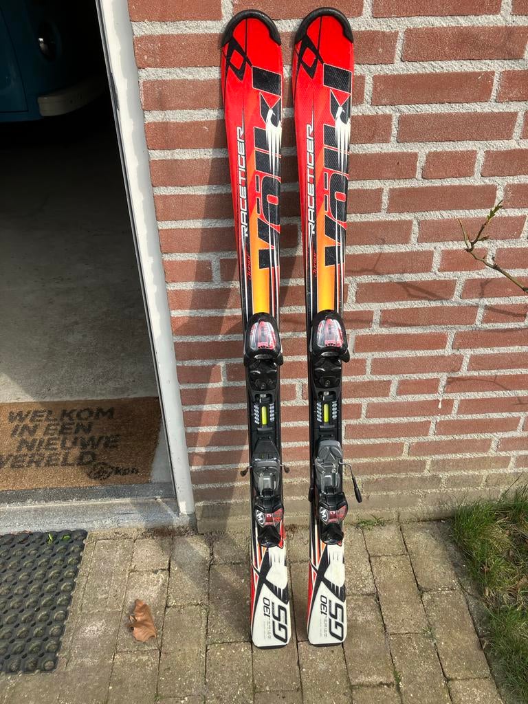 Völkl Racetiger GS 130 Kinderski met Marker bindingen, Gebruikt, 100 tot 140 cm, Ski's, Ophalen