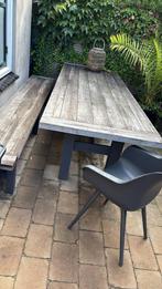 Hartman tuinset voor 8 personen, Tuin en Terras, Tuinsets en Loungesets, Ophalen, Gebruikt, 8 zitplaatsen, Hout