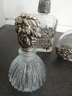 4 OUDE PRACHTIGE PARFUM FLESJES 10,11 EN 12 CM HOOGTE, Ophalen of Verzenden