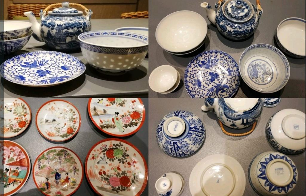 Partij Chinees en Japans porselein/aardewerk, Ophalen