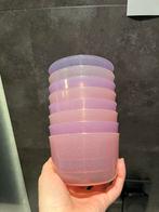 Hema plastic bakjes glitter roze paars nieuw 8 stuks, Ophalen, Nieuw