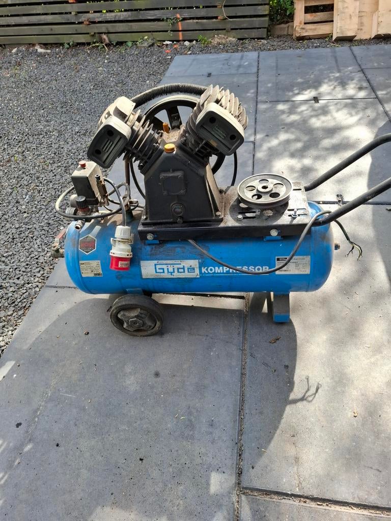Gude compressor zonder motor, Doe-het-zelf en Verbouw, Compressors, Ophalen, Gebruikt, 6 tot 10 bar, 400 tot 800 liter/min