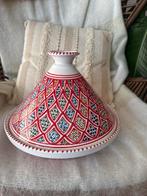 Handgeschilderde Tajine - 30 cm, Ophalen of Verzenden, Zo goed als nieuw